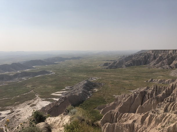 View from Sheep Mountain Table Badlands National Park  Scenic SD  m