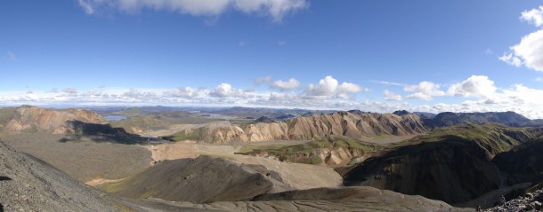 View from the Top of Blhnjkur - Landmannalaugar Iceland 