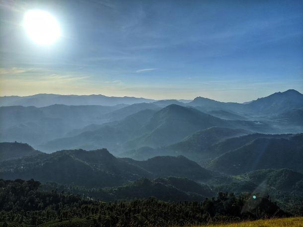 View from the top of Narangala Sri Lanka 