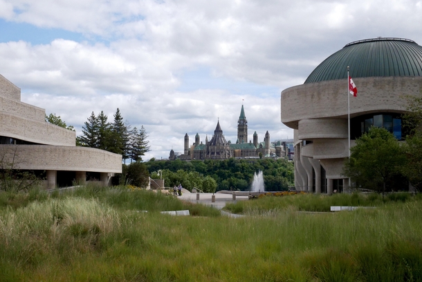 View of Canadian Parliament from Gatineau Qubec