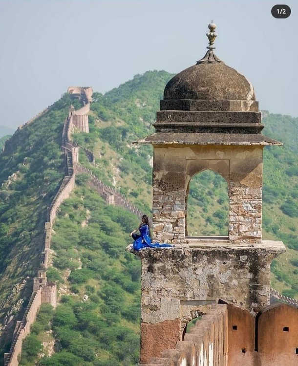 View of Jaigarh fort of Jaipur City