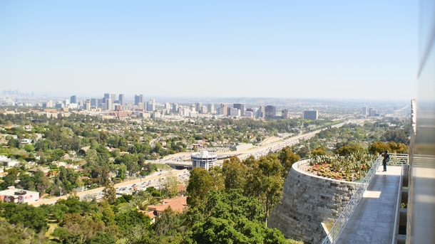 View of Los Angeles from The Getty Center 