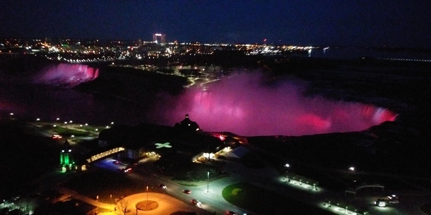 View of Niagara Falls from the Canadian side