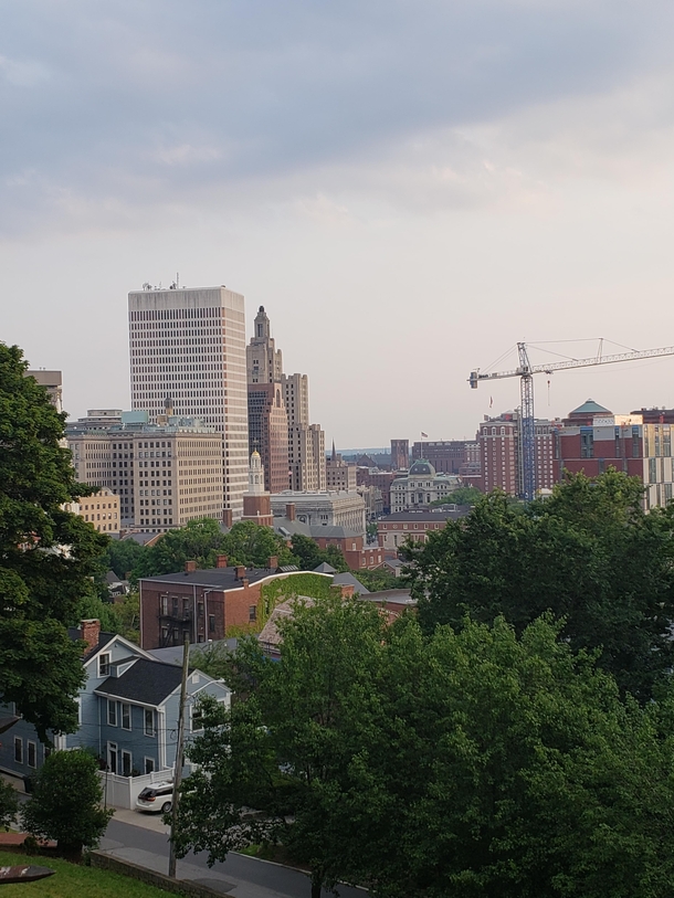 View of Providence RI from Prospect Terrace