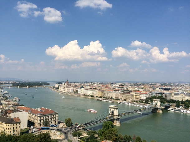 View of the Danube River Budapest 