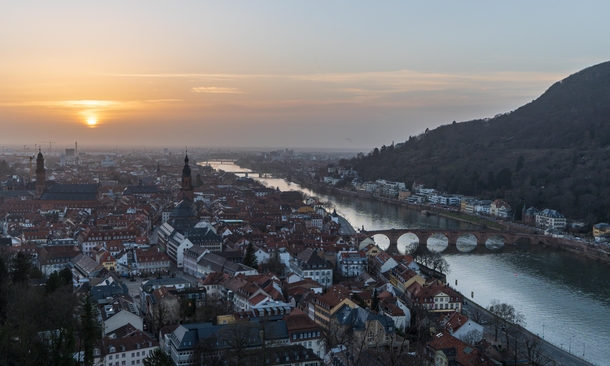 View over Heidelberg Germany