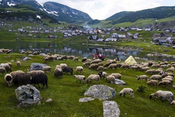 Village around Prokoko Lake Bosnia and Herzegovina 
