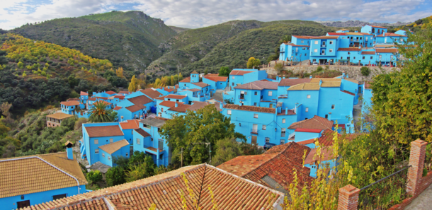 Village of the smurfs Jzcar Southern Spain
