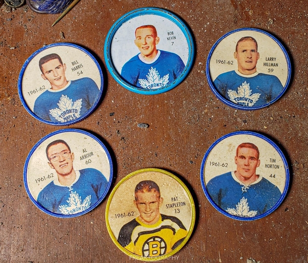 Vintage Hockey Coins Found in an Abandoned House OC   