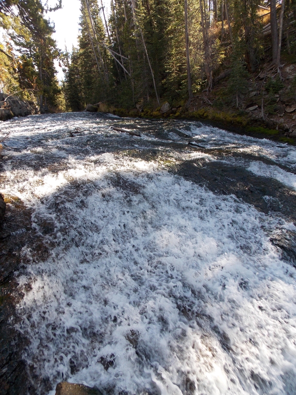 Virginia Cascades on the Gibbon River in Yellowstone National Park 
