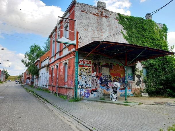 Visited the ghost town of Doel Belgium recently which was abandoned due to expansion plans for the harbor of Antwerp and is situated next to a nuclear power plant