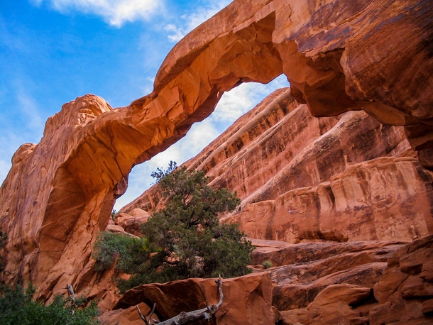 Wall Arch before its collapse Utah 