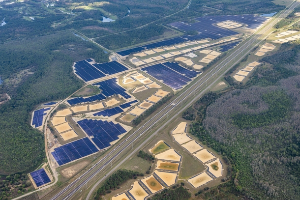 Walt Disney World Resorts -acre -megawatt solar facility with over a half a million solar panels 