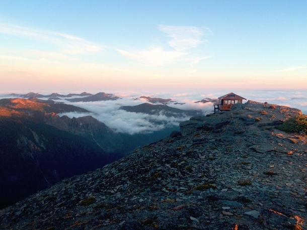 Washington state Mt Rainier Fremont lookout 