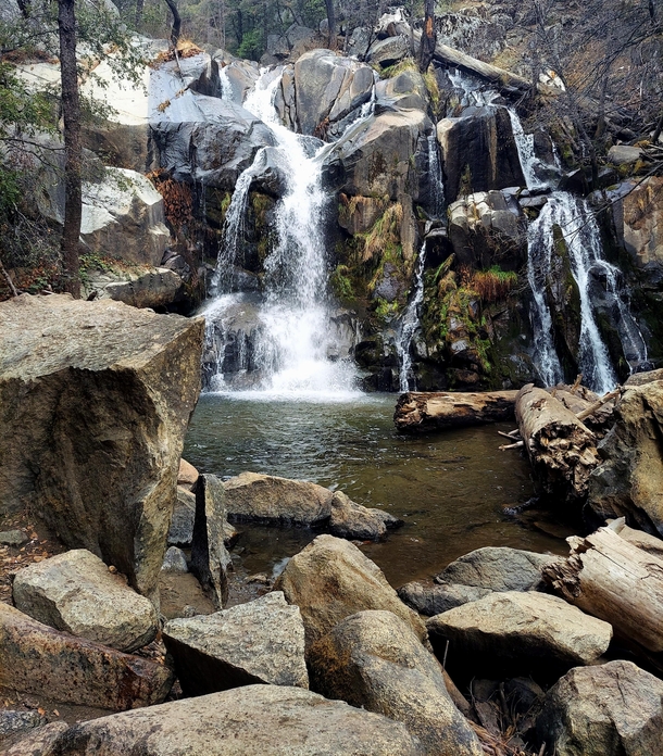 Water falls outside of Yosemite CA 