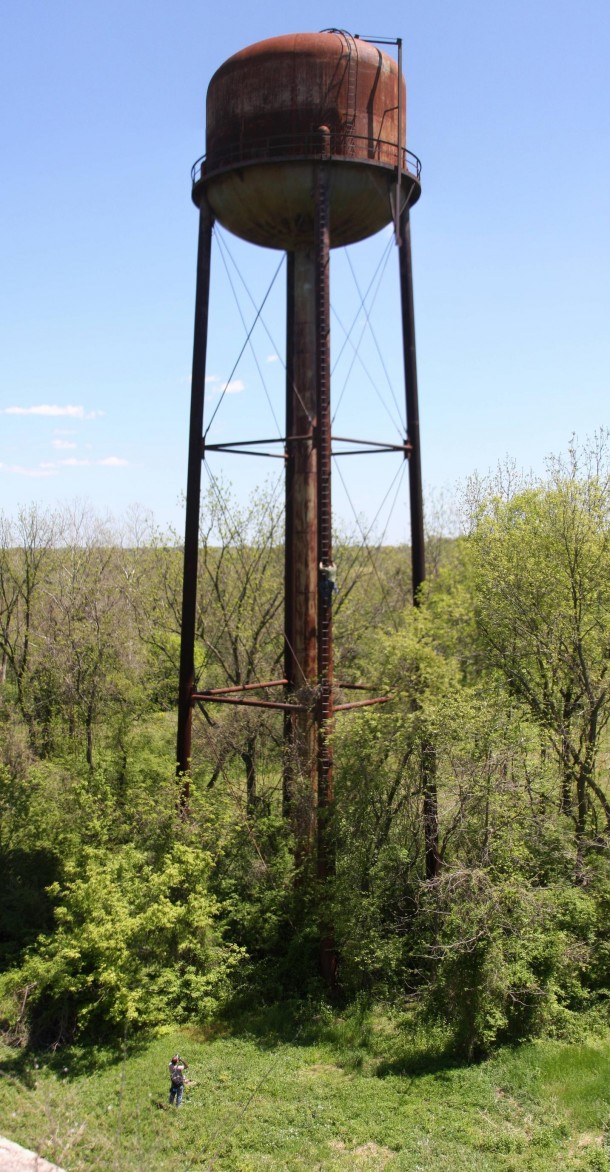 Water tower in an abandoned industrial park near Philadelphia - Photorator
