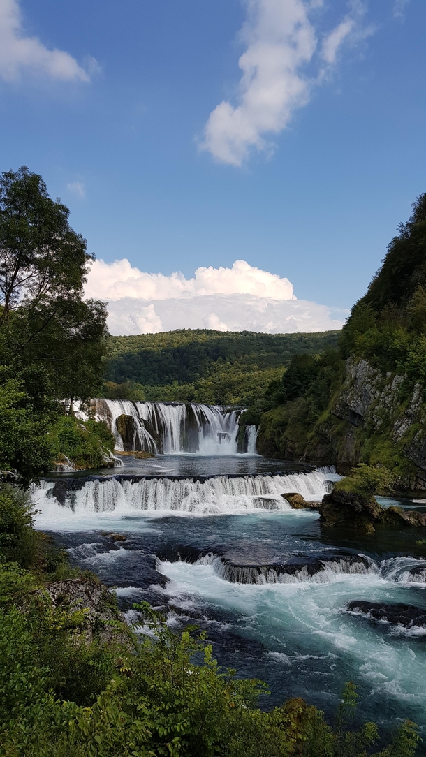 Waterfall at Una National Park in Bosnia amp Herzegovina 