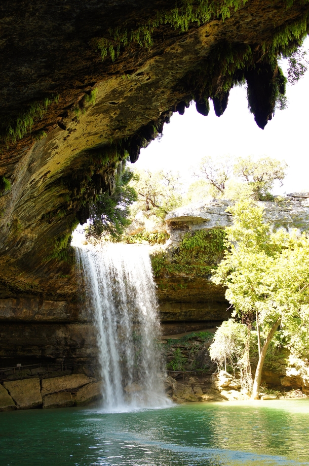 Waterfall cove outside Austin TX 