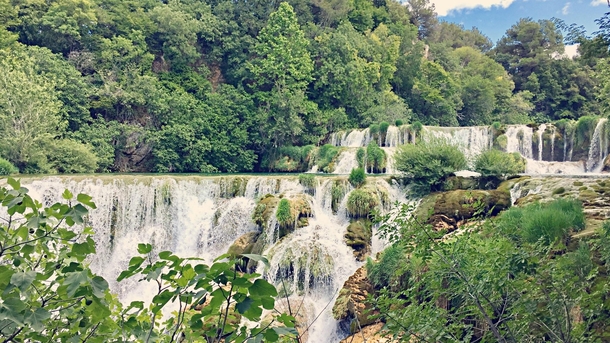 Waterfalls at Krka Nationalpark Croatia 
