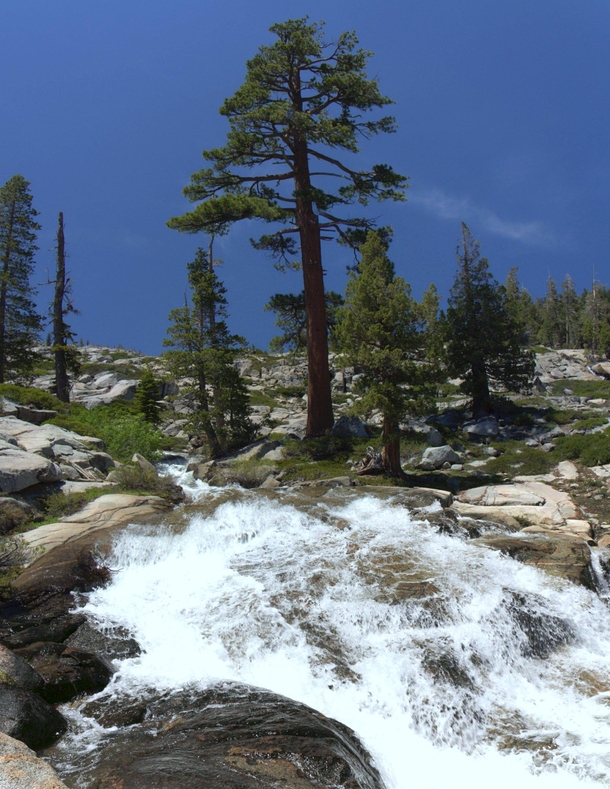 Waterfalls Near Lake Tahoe 