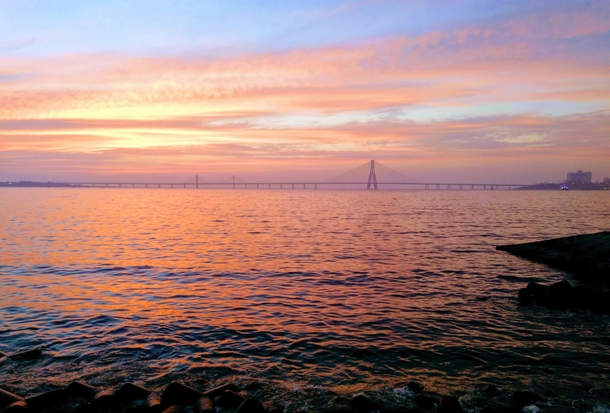 Waters always speak the colors of the sky  Mumbai Coast 