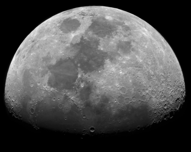 Waxing Gibbous Moon  picture mosaic 