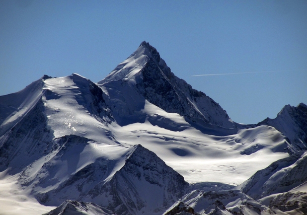 Weisshorn m one of the hardest mountains to climb in the alps 