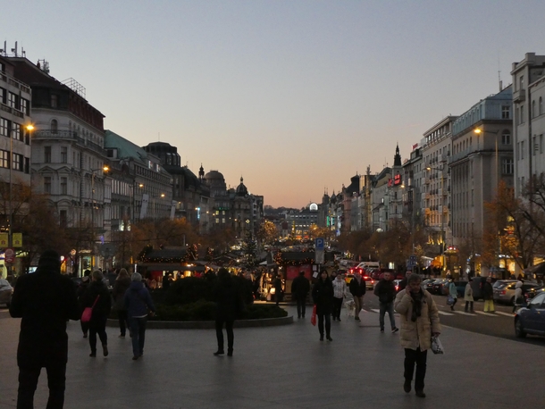 Wenceslas Square Prague   x 