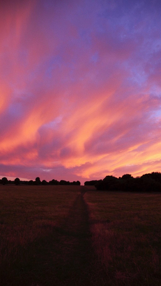 Went out for a run under this beautiful sunset Basingstoke UK 