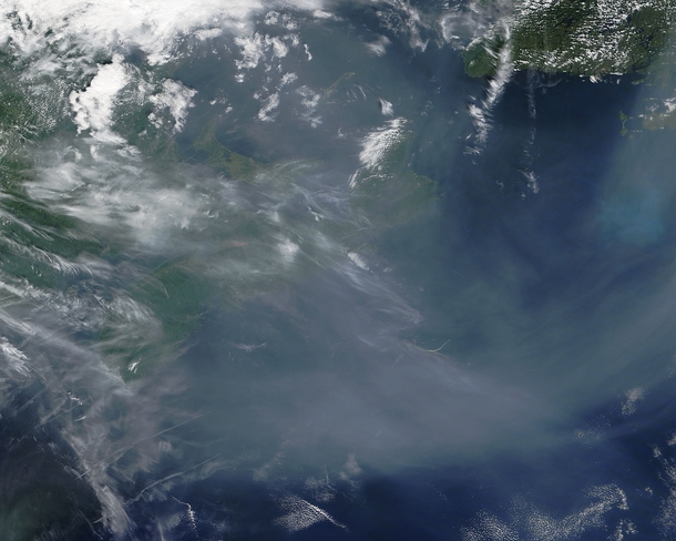 Western Wildfire Smoke Has Drifted Over the Atlantic 