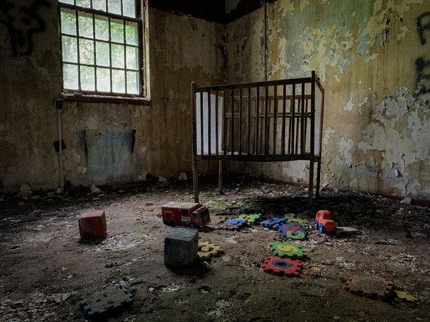 Whats left of an abandoned preschool New York