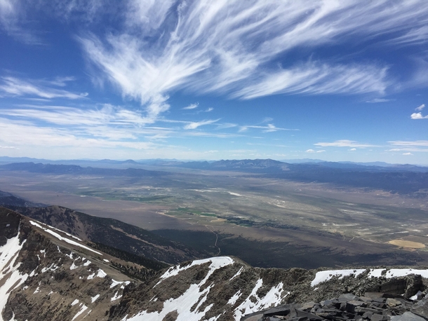 Wheeler Peak Summit in Great Basin National Park NV 