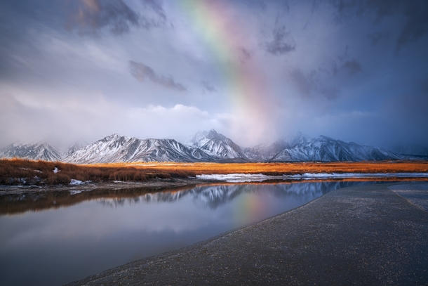 Where rainbows end   Eastern Sierra CA USA 