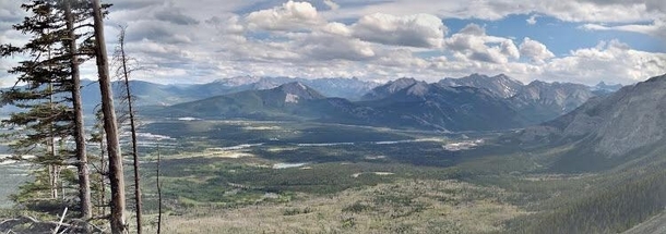 Where the Canadian Rockies meet the Boreal Plains of southern Alberta x Panorama 