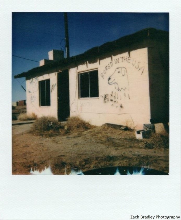 While Im seeing some film lovers lately one of my film photos got called a watermarked yes I do it  year old cellphone pic I know the HD love is strong What about the abandoned polaroid love Goffs California 