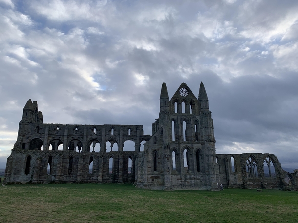 Whitby Abbey taken blind over the wall today