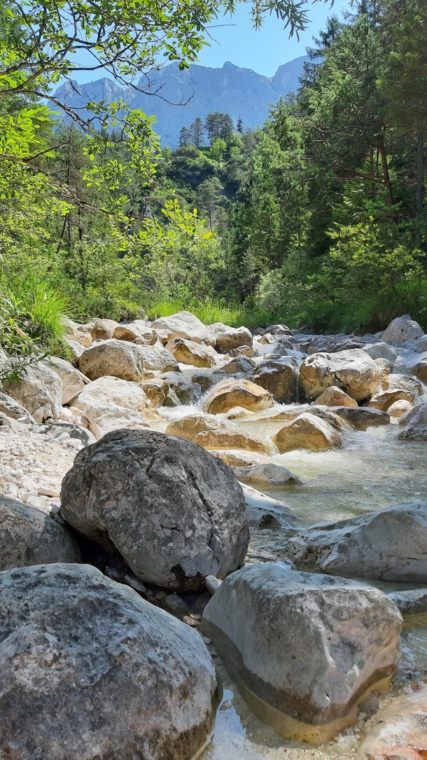 Wild stream in Austrian Alps 