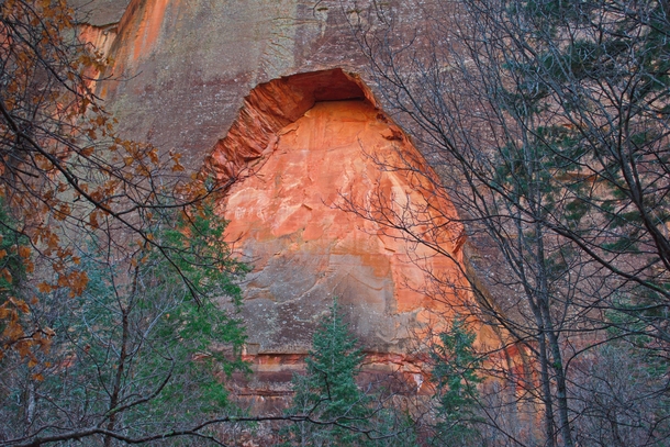 Window in the Rock - near Sedona Arizona USA 
