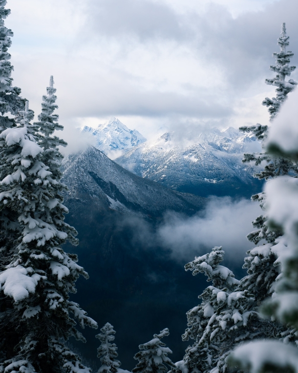 Winter came early in the North Cascades WA 
