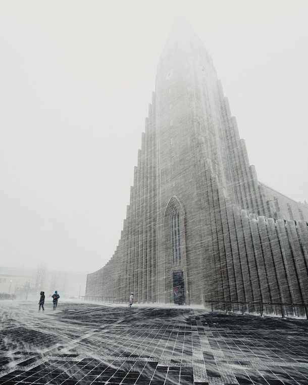 Winter has come in Iceland Hallgrmskirkja in Reykjavk Photo by Gunnar Freyr