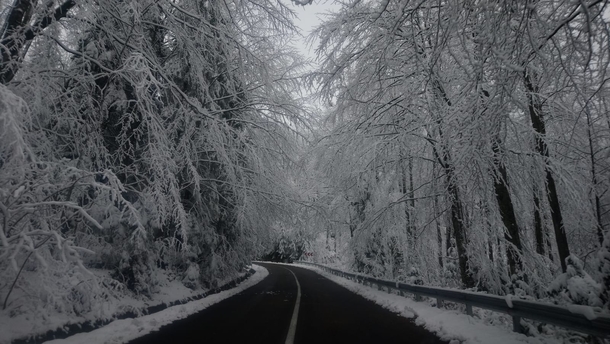 Winter in the Apuseni mountains Romania