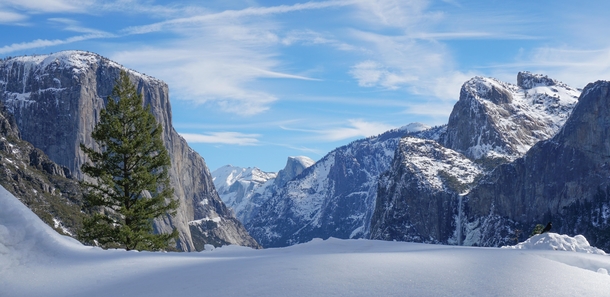 Winter in Yosemite NP 