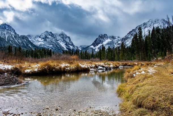 Winter is coming to the Sawtooth Wilderness Idaho 