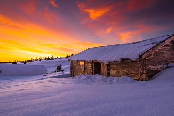Winter morning in Norway 
