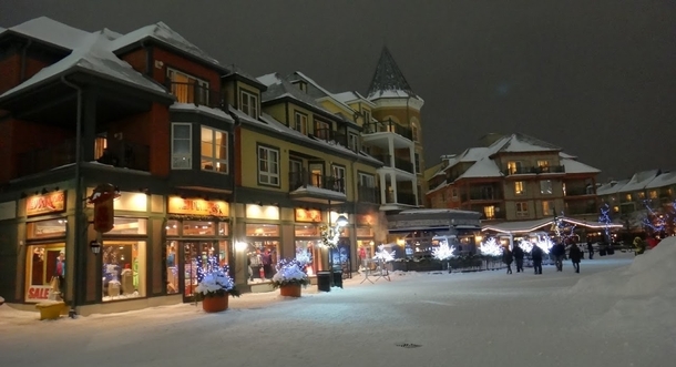 Winter night in Tirol Austria 