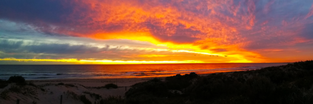 Winter Sunset In West Australia