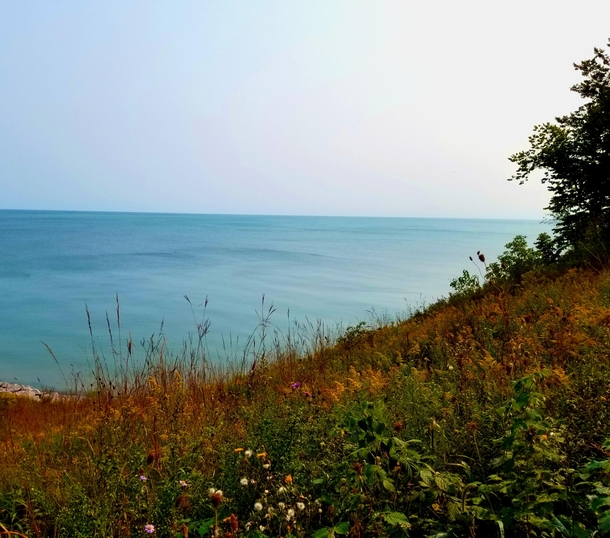 Wisconsin Bluff overlooking Lake Michigan 