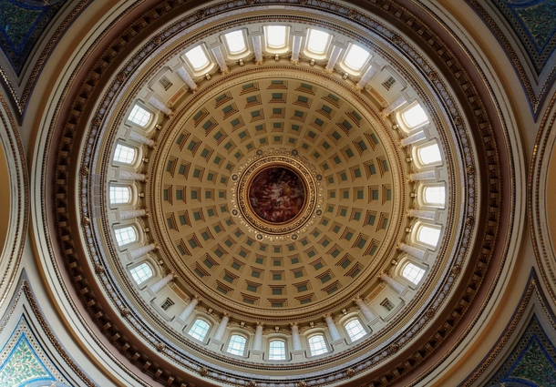 Wisconsin State Capitol Rotunda by George B Post 