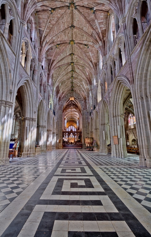 Worcester Catheldral in England 