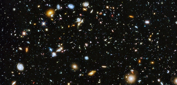 Wow A Hubble ultra deep field image taken a while back that captured over  galaxies This image just blows my mind on so many levels